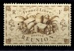 Реюньон 1943 г. • Iv# 233 • 5 c. • Лондонский выпуск • MNH OG VF