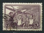 СССР 1938 г. • Сол# 625 • 5 коп. • Авиационный спорт в СССР • Used F-VF