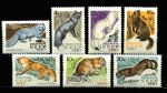 СССР 1967 г. • Сол# 3534-40 • 2 - 20 коп. • Пушные звери • полн. серия • MH OG VF