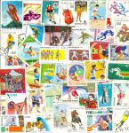 Спорт • Набор 50 разных марок всего мира • VF-XF