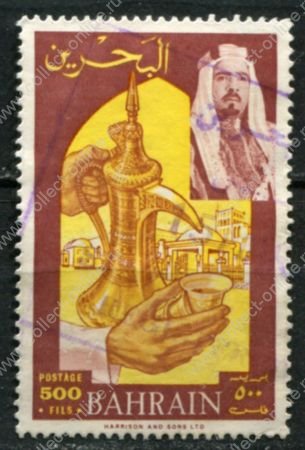 Бахрейн 1966 г. • Gb# 151 • 500 f. • 1-й основной выпуск • старинный кофейник • Used VF ( кат.- £ 6 )