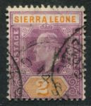 Сьерра-Леоне 1903 г. • Gb# 76 • 2 d. • Эдуард VII • стандарт • Used VF ( кат.- £ 16 )