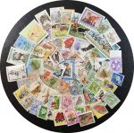 Флора и фауна • набор 65 разных иностранных марок • Used VF
