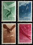 Венгрия 1943 г. • Mi# 731-734 • Фонд развития авиации • благотворительный выпуск • полн. серия • MH OG XF ( кат.- € 4- )
