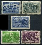 СССР 1944 г. • Сол# 887-891 • 30 коп.(5) • Герои Советского Союза • полн. серия • Used F-VF