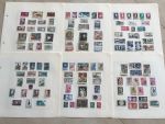 Франция 1960-1985 гг • коллекция 950 разных! марок на листах • Used/MH OG VF