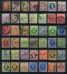 Великобритания • XIX-XX век • набор 40+ марок • стандарт • Used VF