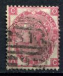 Великобритания 1867-1880 г. • Gb# 103 pl. 10 • 3 d. • Королева Виктория • стандарт • Used VF ( кат.- £175 )
