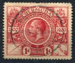 Бермуды 1921 г. • Gb# 76 • 1 d. • 300-летие губернаторства на островах • Георг V • Used VF