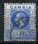 Гамбия 1912-1922 гг. • Gb# 90 • 2½ d. • Георг V • стандарт • Used VF ( кат.- £ 4 )