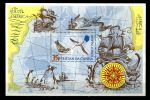 Тристан да Кунья 1974 г. • Mi# block 2 • 35 p. • Одинокий остров • птицы • блок • MNH OG VF