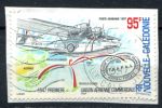 Новая Каледония 1997 г. • Iv# 345 • 95 fr. • гидроплан • авиапочта • на вырезке Used VF