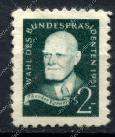 Австрия 1951 г. • 2 s. • президент Теодор Кёрнер • непочтова(к выборам) • MNH OG F-VF