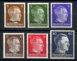 Германия 3-й рейх • оккупация Украины 1941-1943 гг. • Mi# 2..18 • 3..80 pf. • надпечатка "Ukraine"• 6 марок • MNH OG F-VF