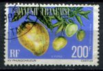 Французская Океания 1977 г. • Sc# O15 • 200 fr. • фрукты, манго • официальная почта • Used F-VF ( кат. - €12 )
