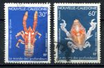 Новая Каледония 1990 г. • Mi# .. • 30 и 60 fr. • морская фауна • ракообразные • полн. серия • Used VF
