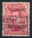 Германия • Бельгийская оккупация 1919 г. • Mi# 4 • 10 c. • надпечатка • Used F-VF ( кат. - €3)