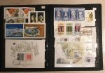 450+ старых, разных марок + 30+ блоков и мал. листов в альбоме • Used/Mint