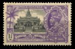 Индия 1935 г. • Gb# 243 • 1¼ a. • 25-летие правления Георга V • храм Калькутты • MNH OG VF* ( кат. - £2 )