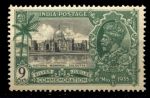 Индия 1935 г. • Gb# 241 • 9 p. • 25-летие правления Георга V • Мемориал Виктории • MNH OG VF ( кат. - £3 )