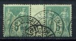 Франция 1876-1877 гг. • Iv# 75 • 5 c. • "Мир и торговля"(аллегория) • стандарт (тип II) • пара с дорожкой! • Used XF