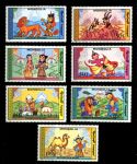 Монголия 1988 г. • Mi# 1957-1963 • сказки • полн. серия • MNH OG VF