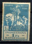 Бельгия 1926 г. • Mi# 209 • 1 fr. • Пострадавшим от наводнения в Льеже • MH OG F-VF