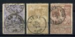 Бельгия 1896-1897 гг. • Mi# 64-66 • 5-10 c. • Международная выставка, Брюссель • полн. серия • Used F ( кат. - €6 )