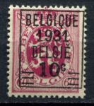 Бельгия 1931 г. • Mi# 301 • 10/60 c. • надпечатка нов. номинала • стандарт • MNH OG VF