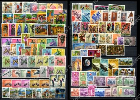 Гвинея 196х-197х гг. • 120 разных марок • коммеморатив • Used(ФГ) OG NH VF