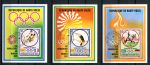 Буркина Фасо 1972 г. • Mi# block 6,7,8 • 500 fr.(3) • Олимпийские чемпионы, Мюнхен-72 • блоки • Used(ФГ) OG NH VF