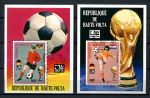 Буркина Фасо 1974 г. • Mi# Block 24-25 • 450 fr. • Футбол, ЧМ-78, Мюнхен • блоки • Used(ФГ) VF ( кат. - €3 )