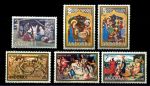 Испанская Андорра 1972-1975 гг. • Рождество • 4 выпуска • MNH OG VF