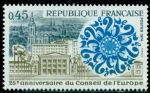 Франция 1974 г. • Iv# 1792 • 0.45 fr. • 25-летие Совета Европы • MNH OG VF