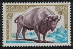 Франция 1974 г. • Iv# 1795 • 0.40 fr. • Фауна Европы, охрана природы • бизон • MNH OG VF