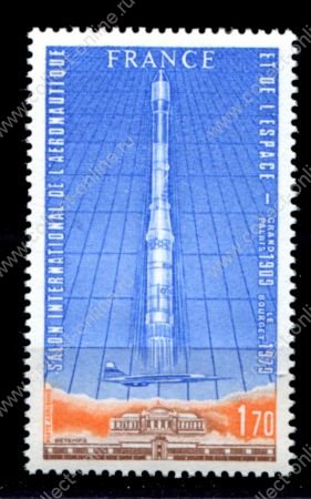 Франция 1979 г. • Iv# A52 • 1.70 fr. • Аэрокосмический салон в Ле-Бурже • MNH OG VF