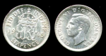 Великобритания 1945 г. • KM# 852 • 6 пенсов • Георг VI • регулярный выпуск • MS BU