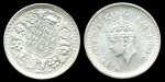 Британская Индия 1942 г. (Бомбей) • KM# 557.1 • 1 рупия • Георг VI • серебро • регулярный выпуск • AU+