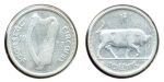 Ирландия 1933 г. • KM# 6 • 1 шиллинг • бык • серебро • регулярный выпуск • VF