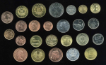 Набор 25 иностранных монет (фауна, экзотика ...) • MS BU