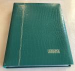Альбом для марок A4 • 24 листа(48 страниц) фон черный • Германия(Lindner) • б.у. UNC-