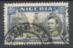 Нигерия 1938-1951 гг. • Gb# 58 • 2s.6d. • Георг VI • стандарт ( перф: 13х11½ ) • Used VF  ( кат. - £25 )