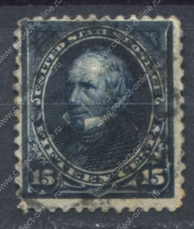 США 1894 г. • SC# 259 • 15 c. • Генри Клей • стандарт без в.з. • Used F-VF ( кат. - $65 )