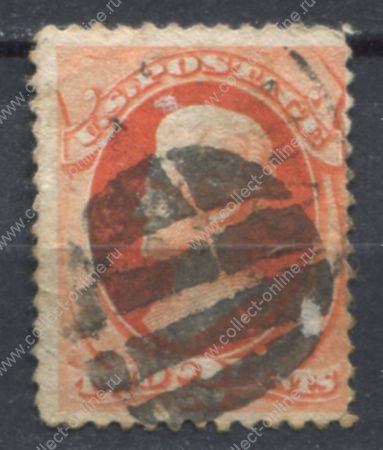 США 1879 г. • SC# 183 • 2 c. • Президент Эндрю Джексон • Used F-VF