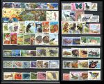 Фауна • набор 77 разных иностранных марок • Used F-VF