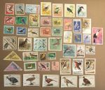 Птицы • Набор 47 разных марок мира • Used/Used(фг)/MH OG