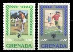 Гренада 1979 г. • Sc# 917-8 • 18 и 22 c. • Международный год ребенка • спорт • MNH OG VF ( кат. - $1.50 )