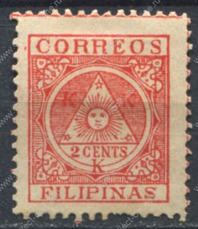 Филиппины 1898-1899 гг. • SC# Y2 • 4 c. • Революционное правительство • стандарт • Mint NG VF