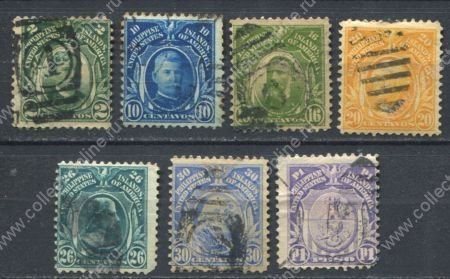 Филиппины 1911 г. • SC# 261 .. 271 • 2 c. .. 1 P. • основной выпуск • стандарт ( 7 марок ) • Used VF