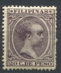 Филиппины 1890-1897 гг. • SC# 175 • 20 c. • Альфонсо XIII • стандарт • MH OG VF